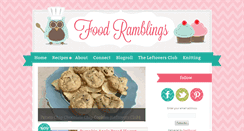 Desktop Screenshot of food-ramblings.com