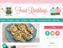Tablet Screenshot of food-ramblings.com